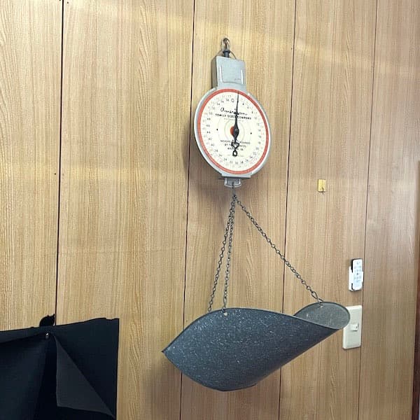 アメリカンファミリスケール社　ハンギングスケール　ビンテージ雑貨