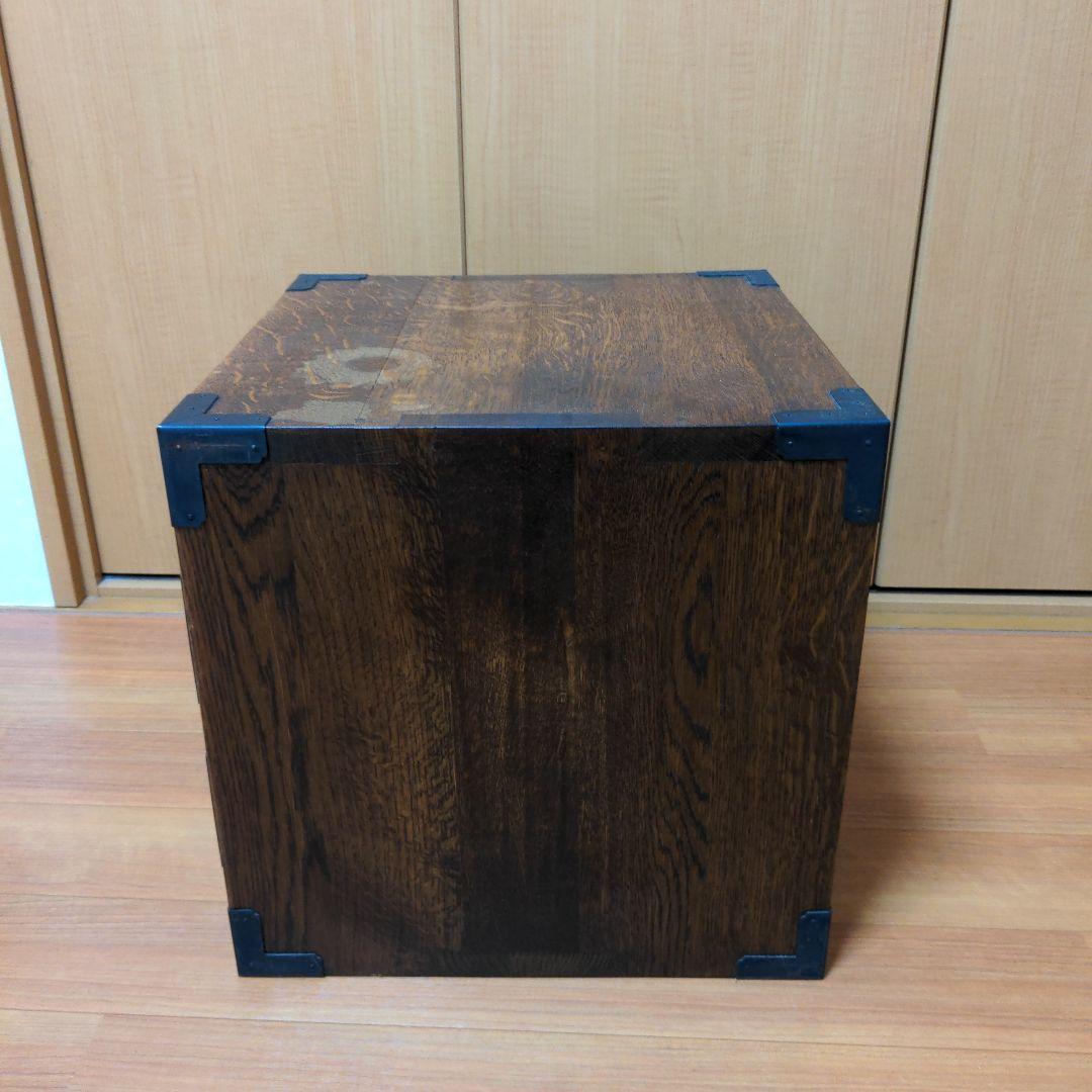 キツツキ　飛騨産業船箪笥　小物入　三段 アンティーク 小箪笥 和箪笥 ミニ箪笥