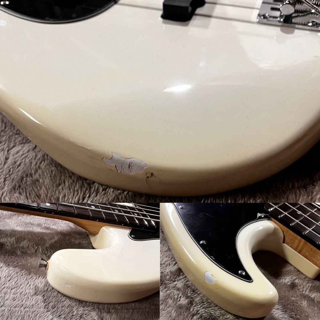 SELDER ジャズベースタイプ ホワイト 管AO