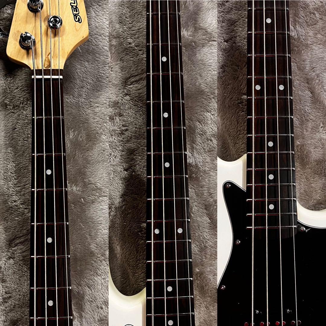 SELDER ジャズベースタイプ ホワイト 管AO