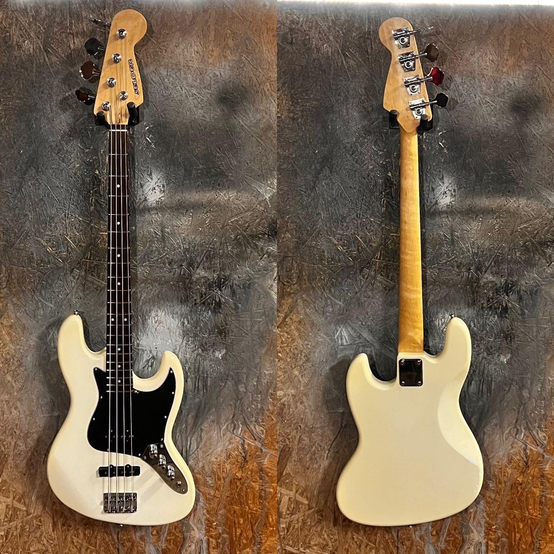 SELDER ジャズベースタイプ ホワイト 管AO