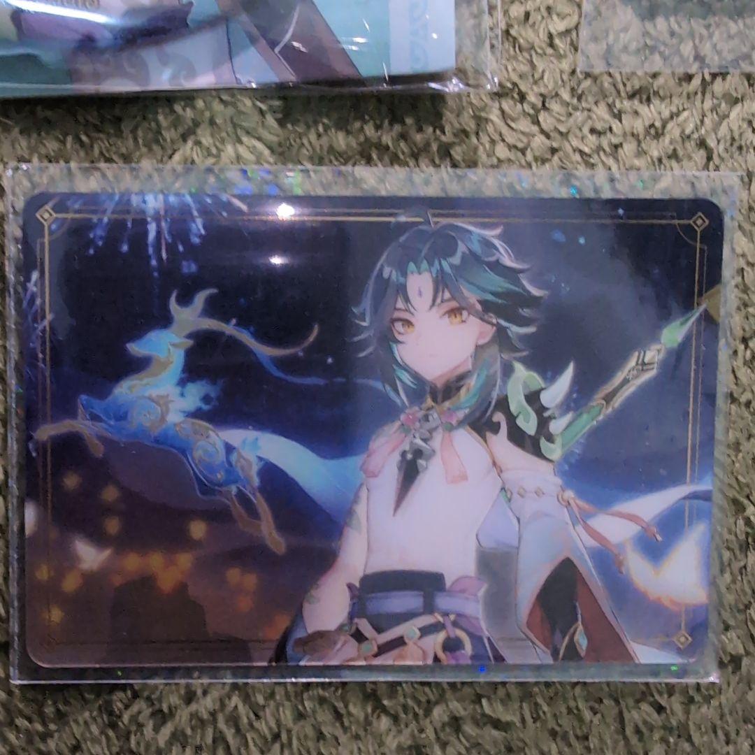 原神　魈　缶バッジ　カード　キーホルダー