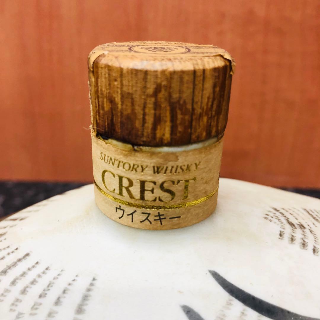 mm198【アウトレット】サントリー　ウイスキー　クレスト　鴨　陶器