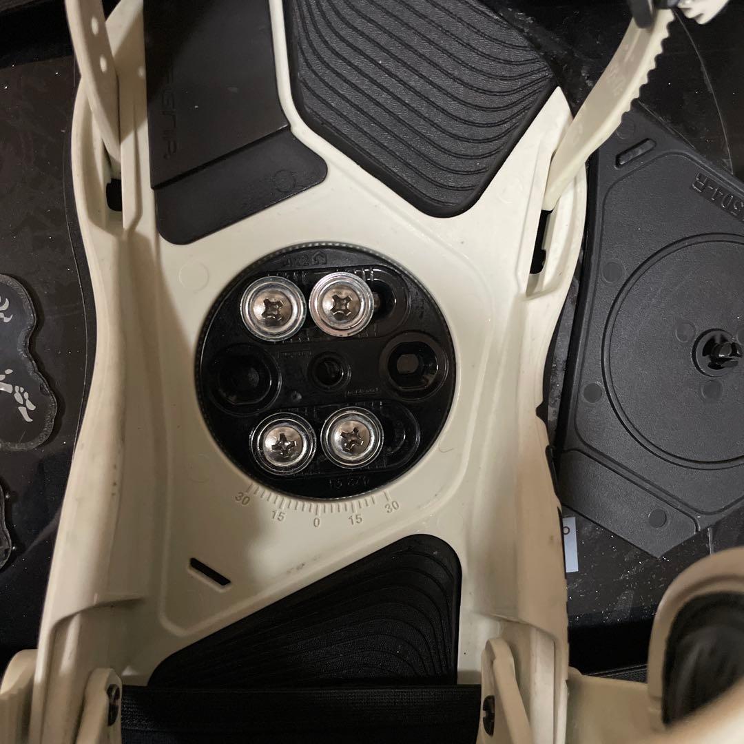 union ultra スノーボードビンディング ホワイト