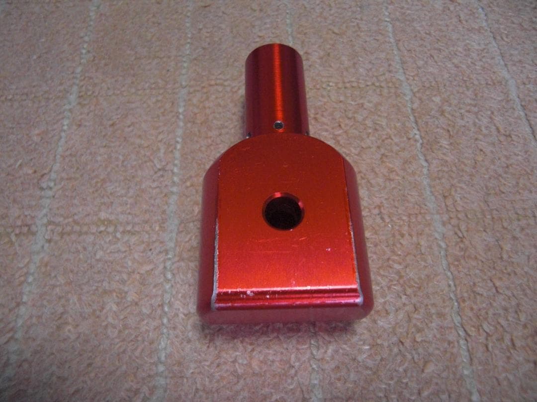 銭屋アルミ石突・ダイワ用・赤色（その②）・（巨鯉・大鯉・野鯉・石鯛用）