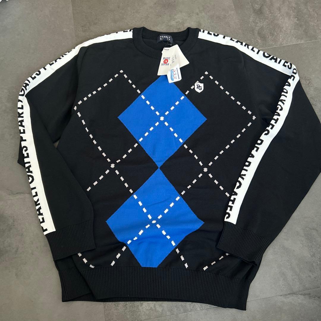 パーリーゲイツ　アーガイルニット