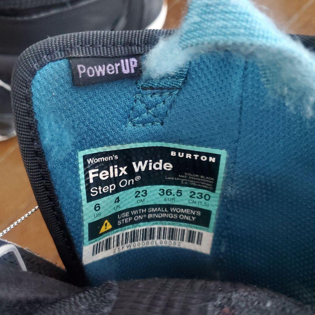 BURTON　スノーボードブーツ　ステップオン　ワイド　23cm