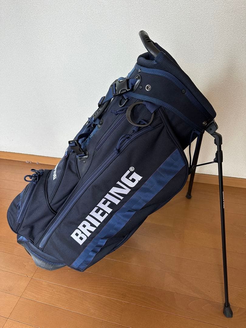 BRIEFING キャディバッグ ネイビーCR-4シリーズ
