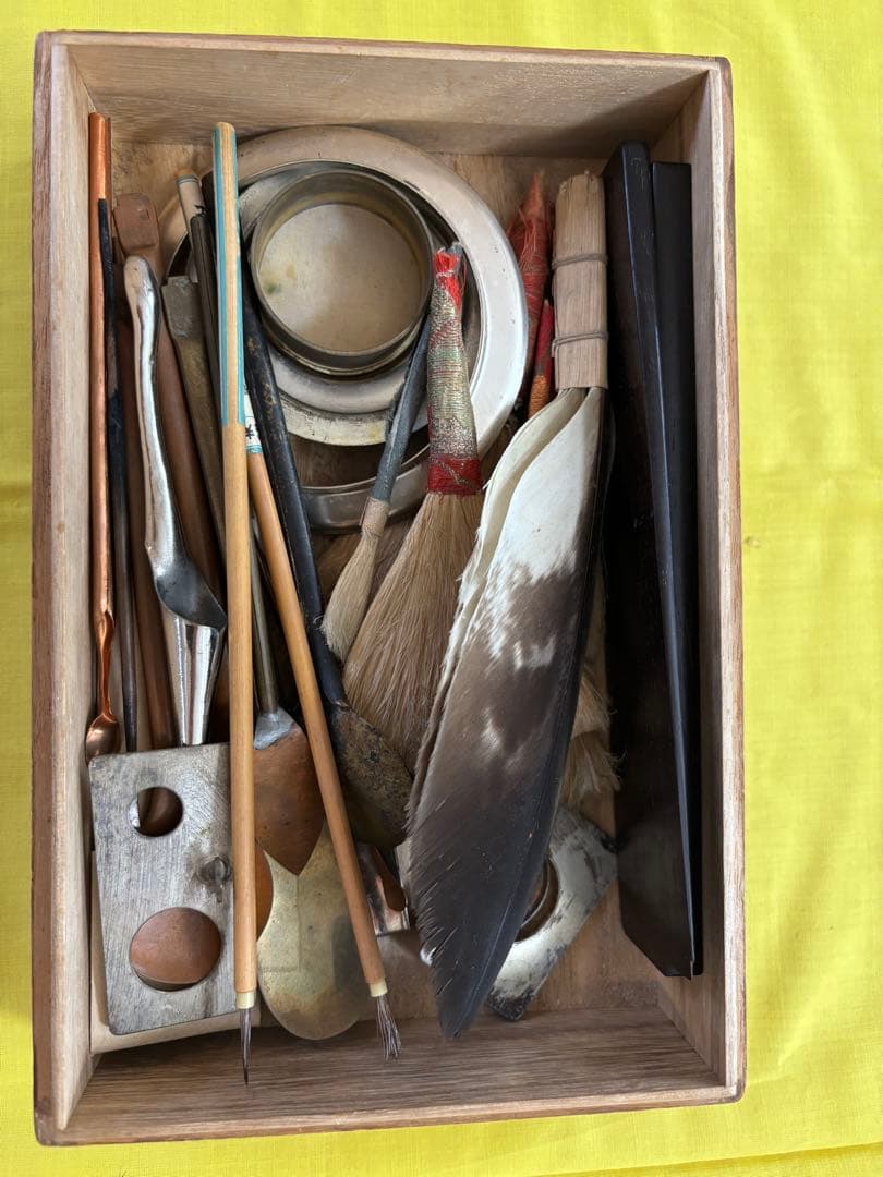 盆石道具　砂箪笥