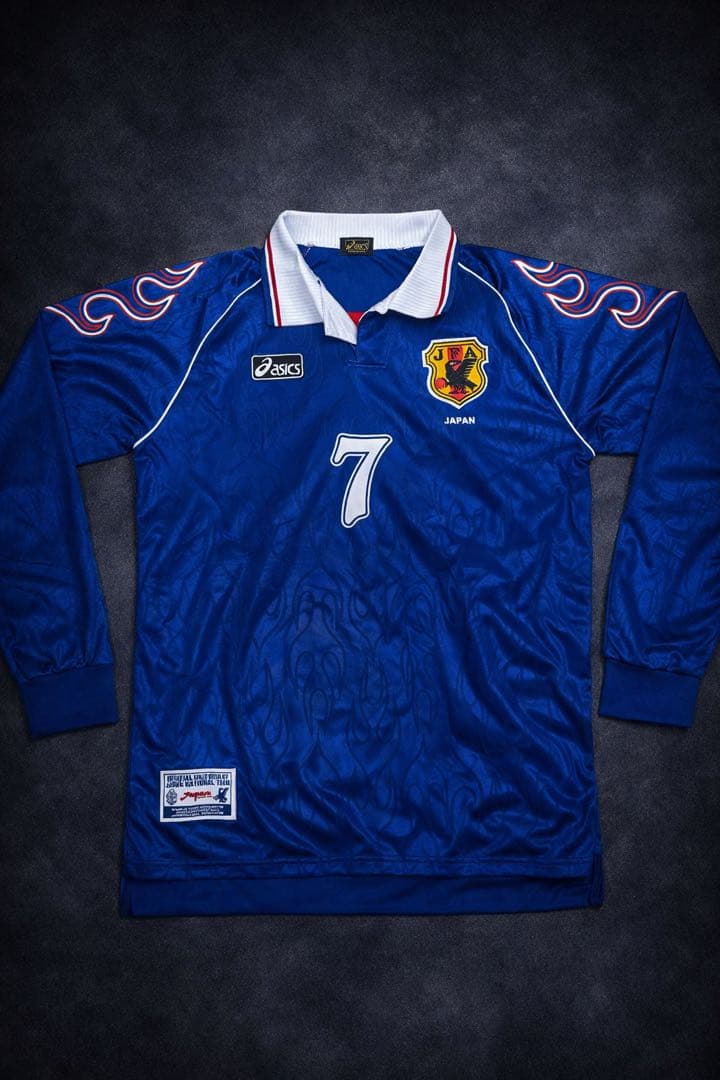 ASICS 青 ジャージ 背番号7 Y2K