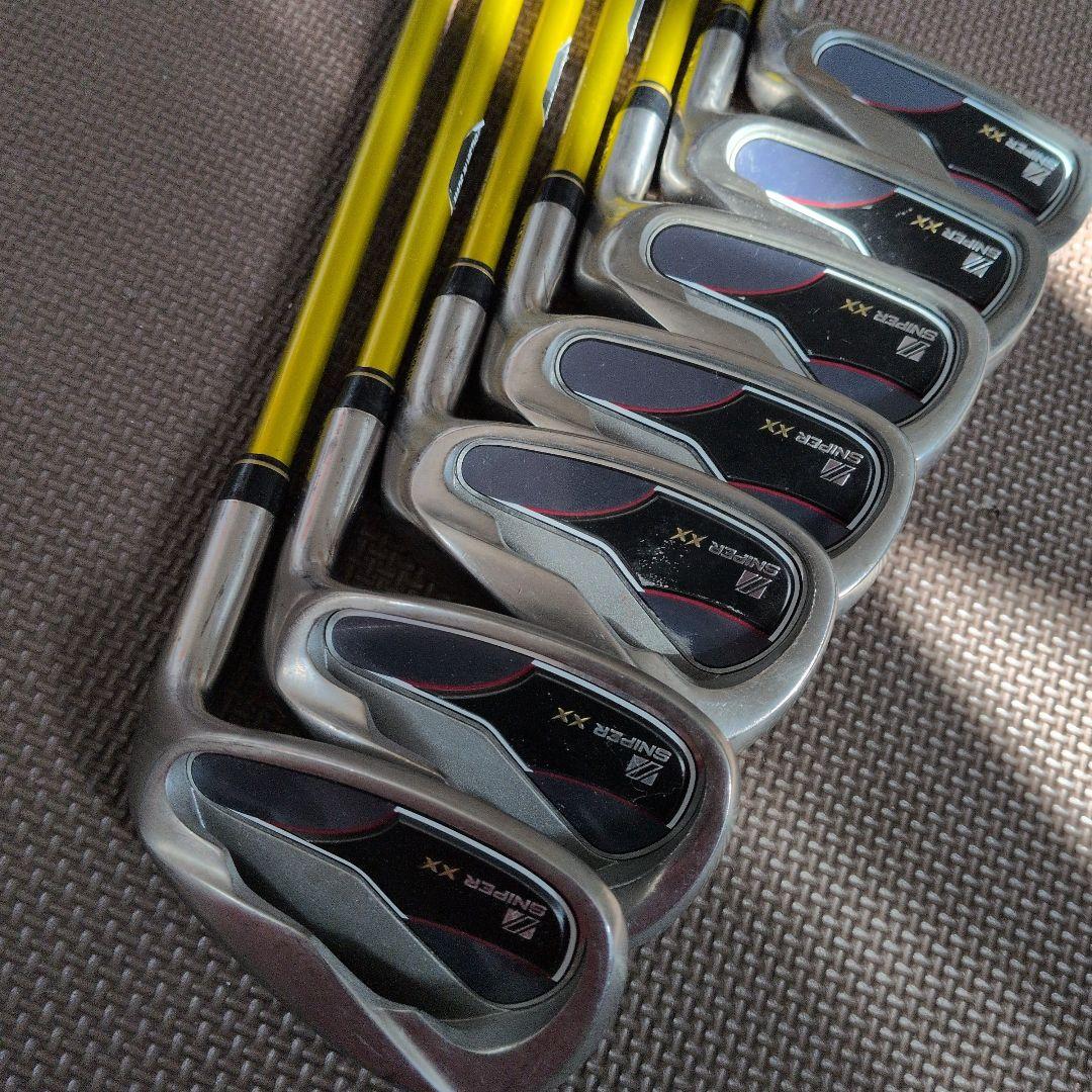 SWORD‐SNIPER XX 。FLEX-SRアイアン 7本セット 春ゴルフに