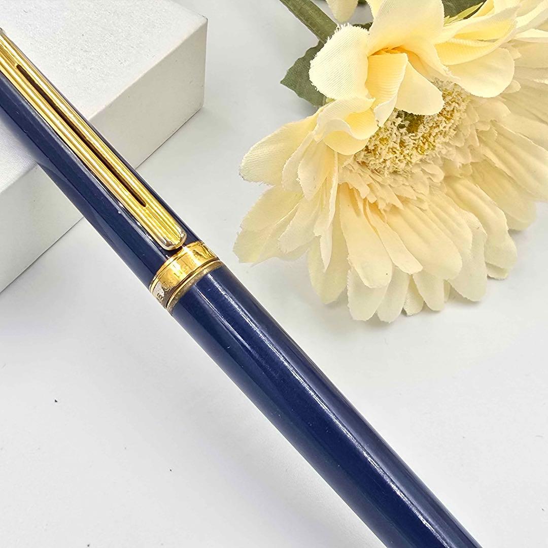 廃盤 希少 モンブラン ノブレスオブリージュ ブルー リップ割れ無し 14K