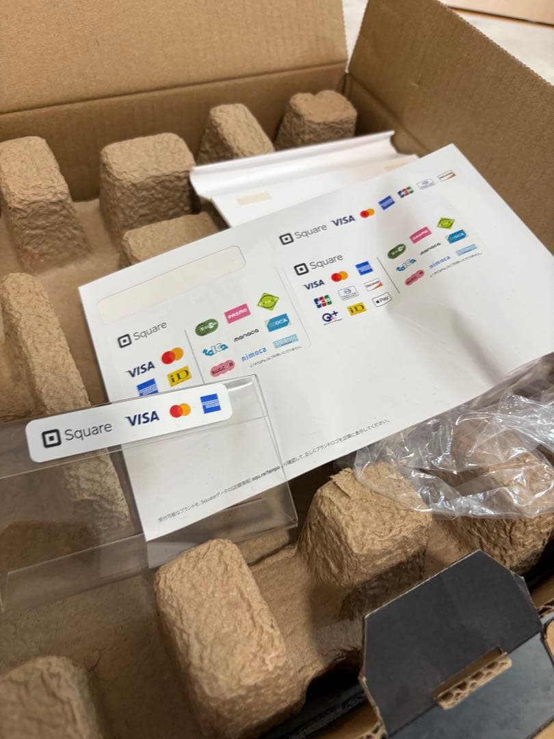 Square スタンド+mPOP(ドロワ一体型プリンター)ロール紙セット