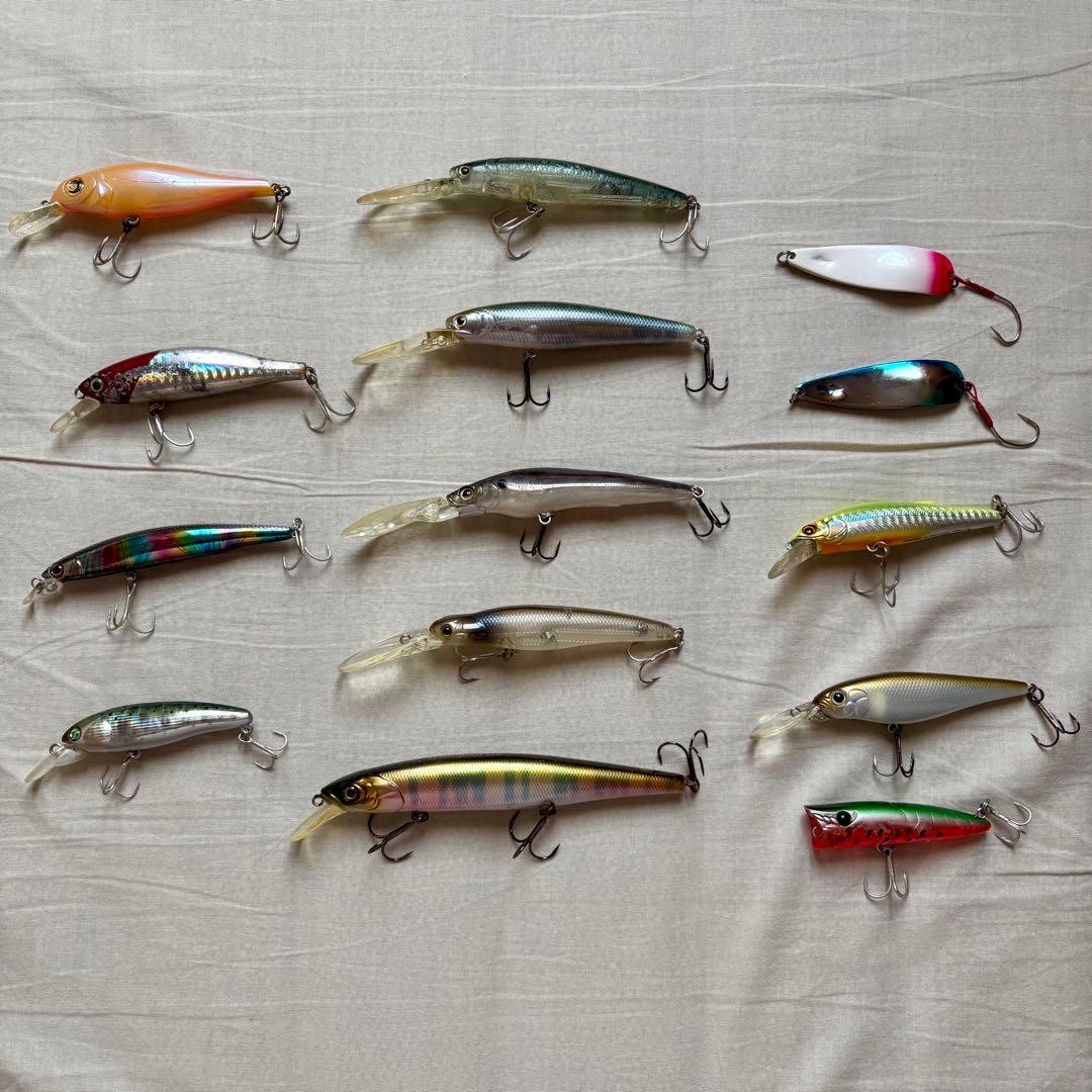 ルアー セット ボートシーバス用 ミノー スプーン トップウォーター シーバス