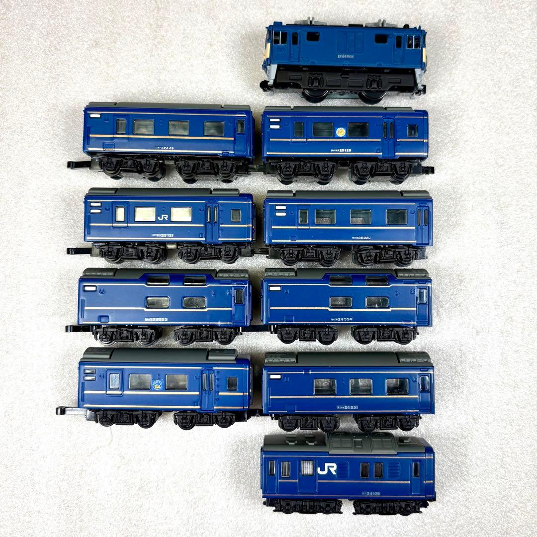 Bトレイン Bトレ EF64-1000 寝台特急あけぼの 全車金帯フル編成