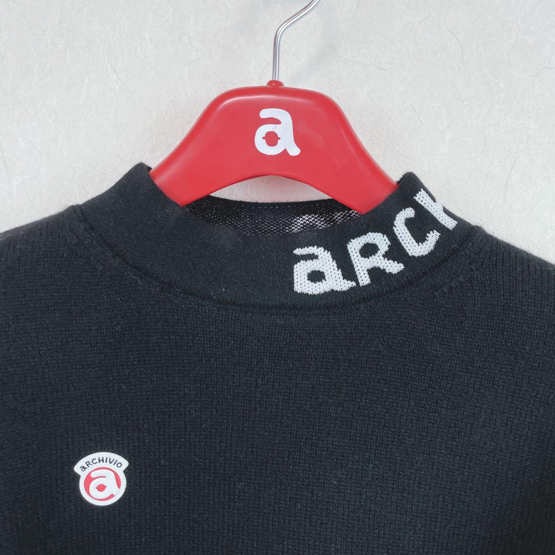新品未使用２４FW archivio カシミヤ100％ハイネックセーター 38号