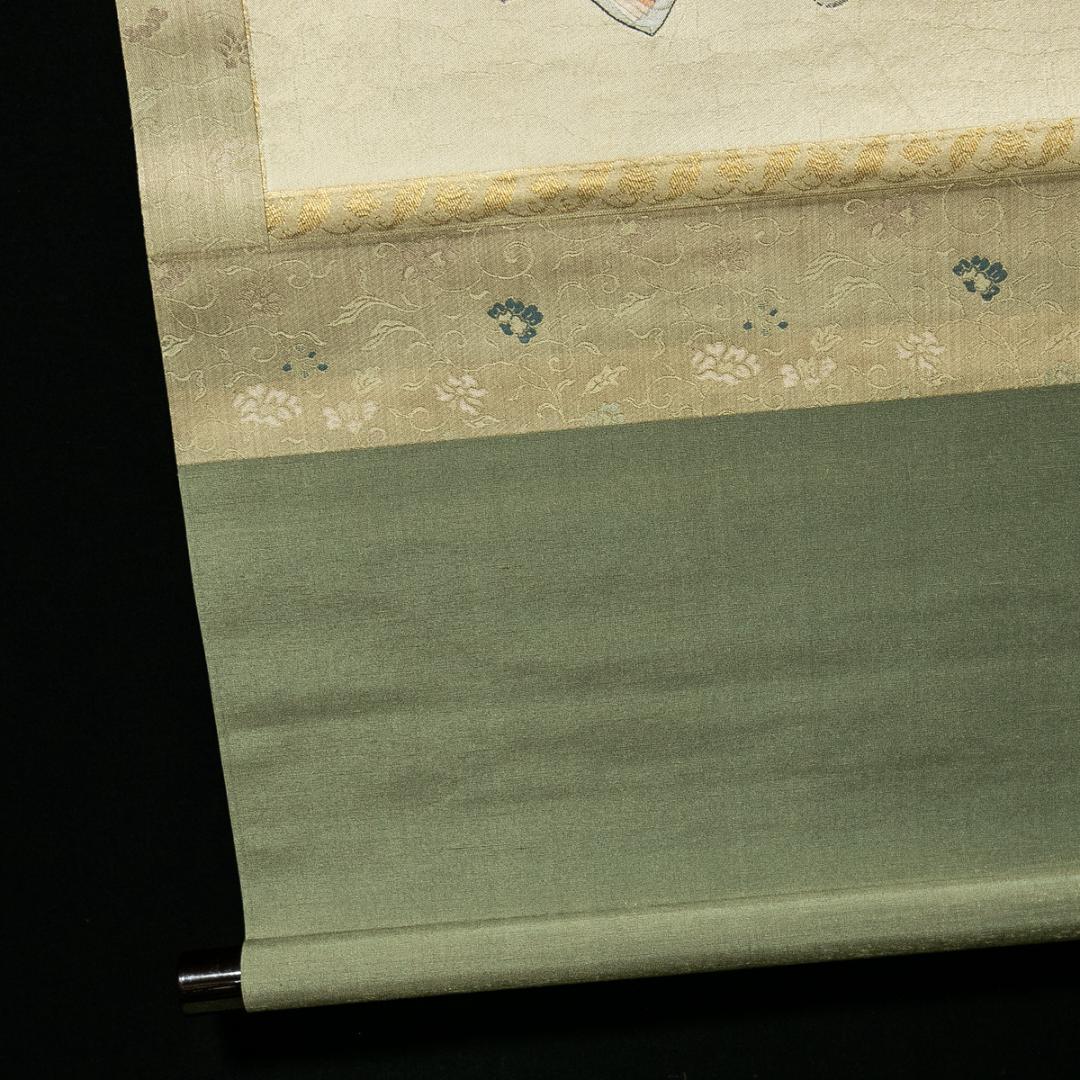 掛軸-1562　佐竹本　三十六歌仙　小野小町　西陣織