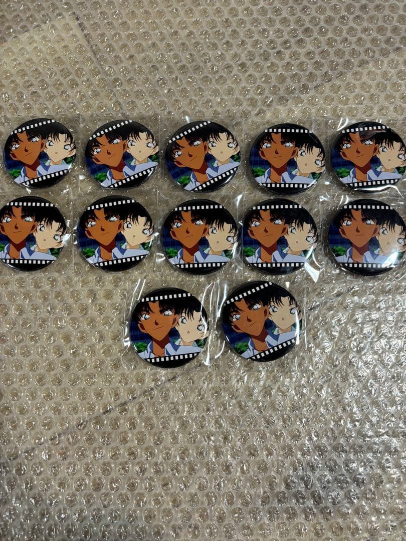 コナンムービー展 平次和葉 缶バッジセット