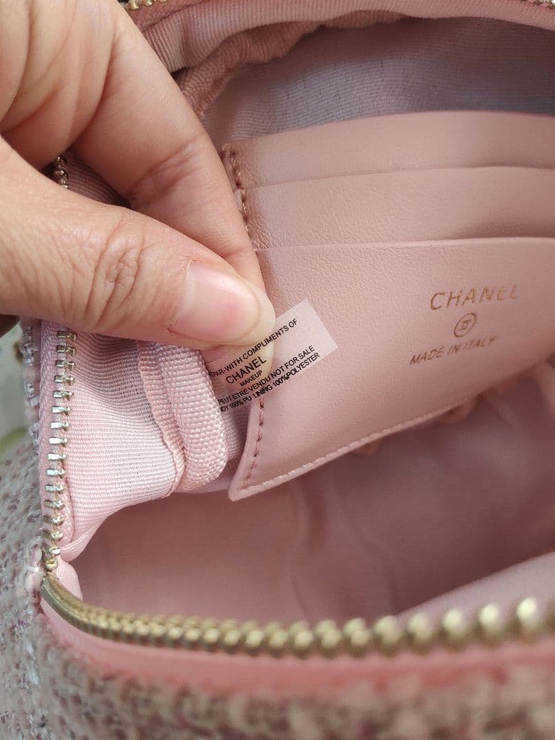 シャネル　ツイード ミニリュック　ピンク　　ノベルティ