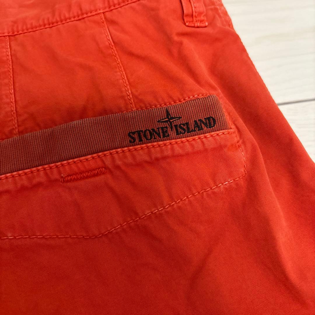 ストーンアイランド STONE  オレンジ パンツ