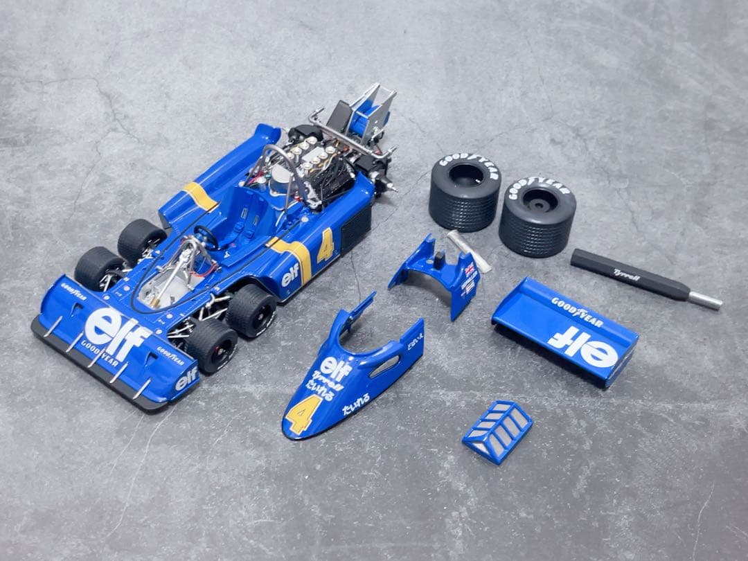 TSM 1/18 ティレル P34 #4 1976 日本GP 6輪車