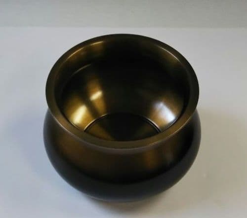 茶道具 建水 唐銅 エフゴ 餌畚