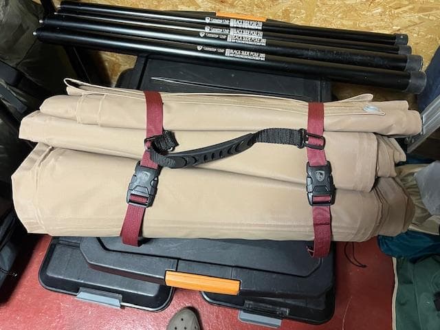 ☆値下げ☆キャンピングクラブクリードⅡブラックグランドシート付き