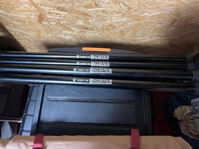 ☆値下げ☆キャンピングクラブクリードⅡブラックグランドシート付き