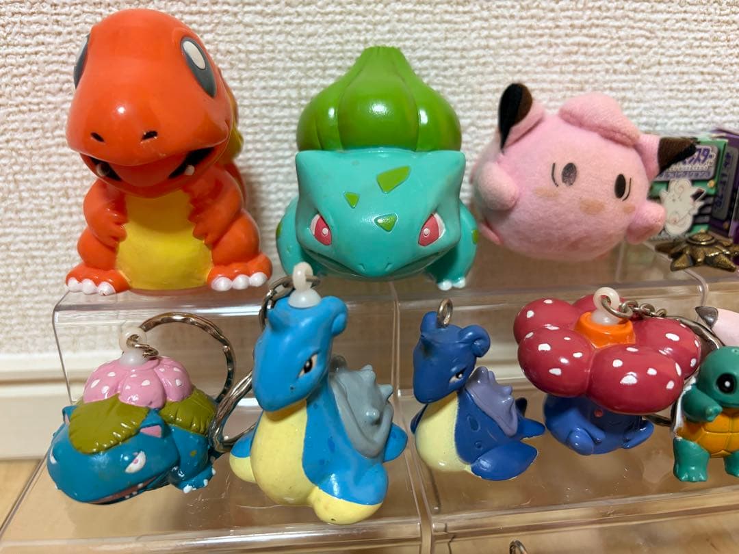 ポケモン 当時物 キーホルダー フィギュア スタンプ シール 貯金箱 まとめ売り