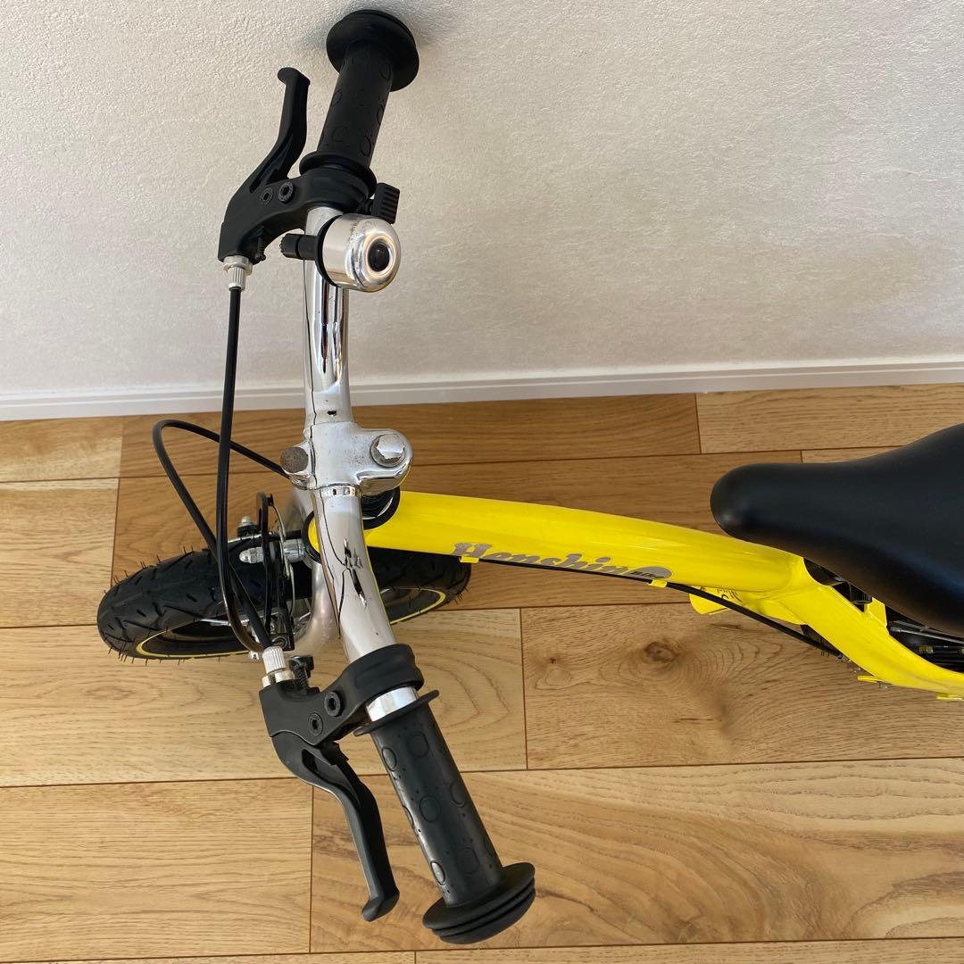 【一部破損あり】　へんしんバイク　イエロー 幼児用自転車 12インチ