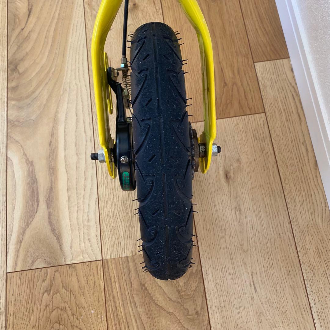 【一部破損あり】　へんしんバイク　イエロー 幼児用自転車 12インチ