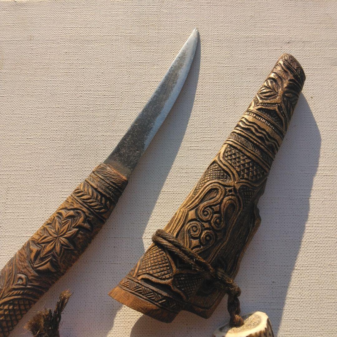 アイヌマキリ　北海道　骨董