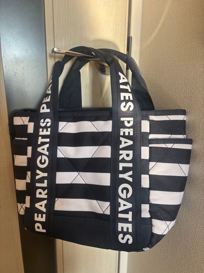 パーリーゲイツ キルティングボーダー カートバッグ