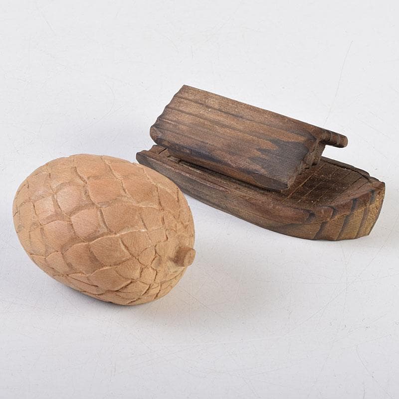 茶道具　木彫り　光銘　薪香合　舟香合など　５点まとめて　V　R9286