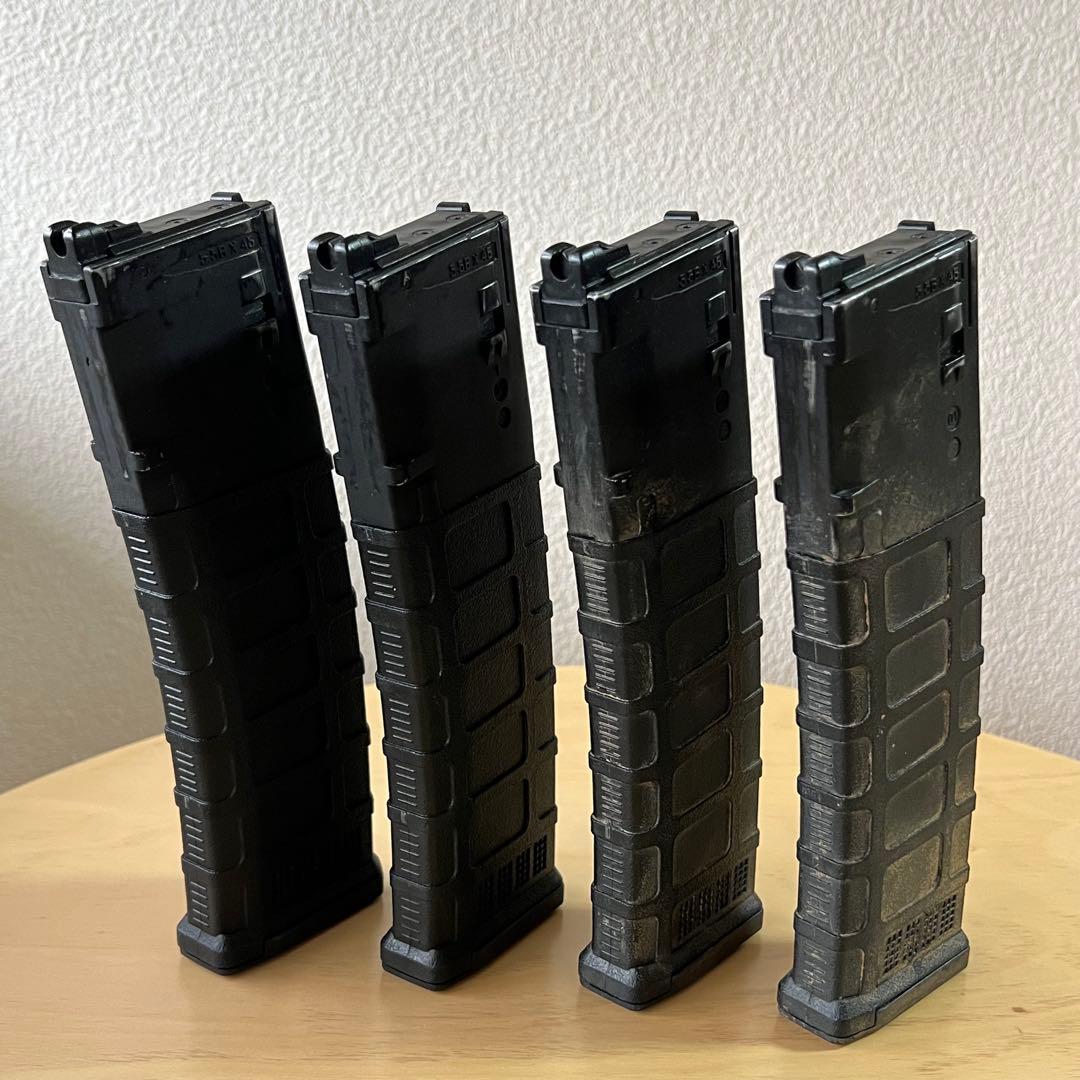 G&P PMAG 45連 東京マルイ MWS マガジン 4本セット