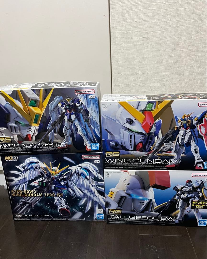 mgsd ウイングガンダムゼロew rg ウイングガンダム　rg トールギスEW