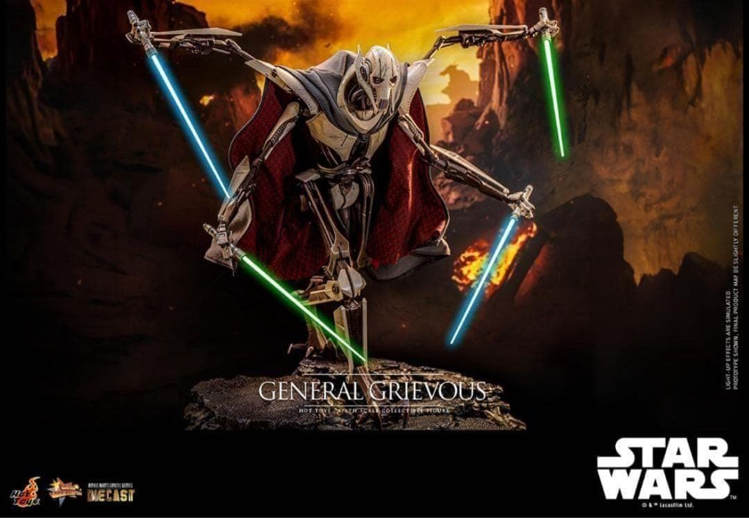 ホットトイズ スター・ウォーズ シスの復讐 グリーヴァス将軍 MMS760D67