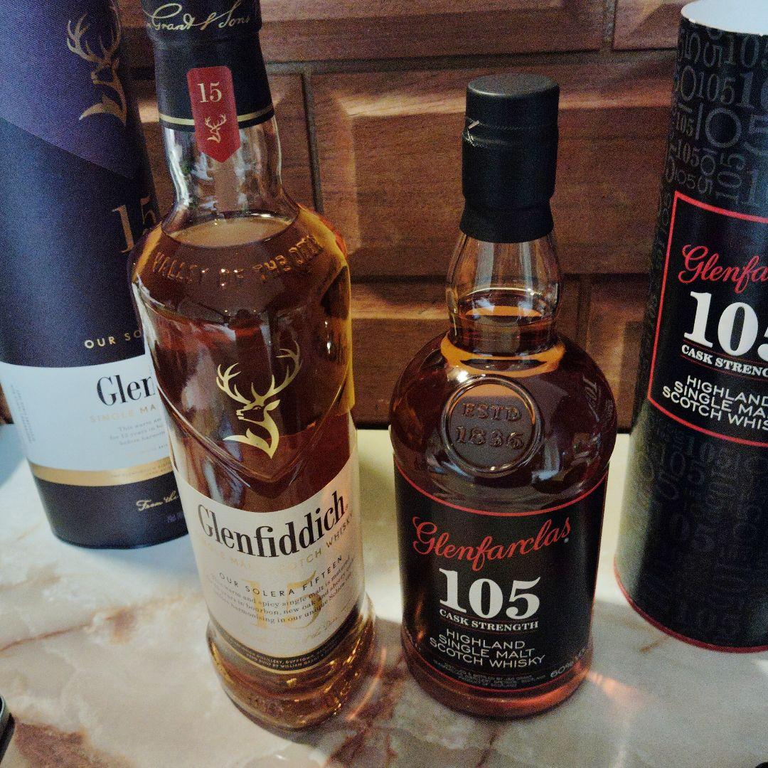 ウイスキー１０５と他計２本