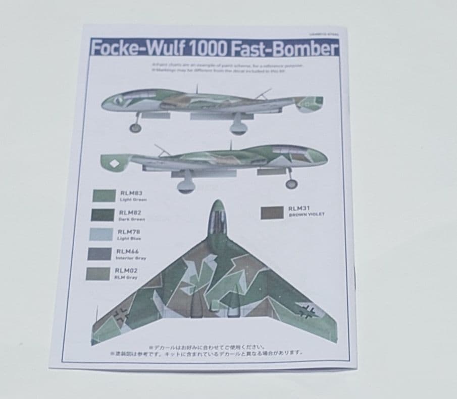 ロケットモデルズ1/48 FW1000