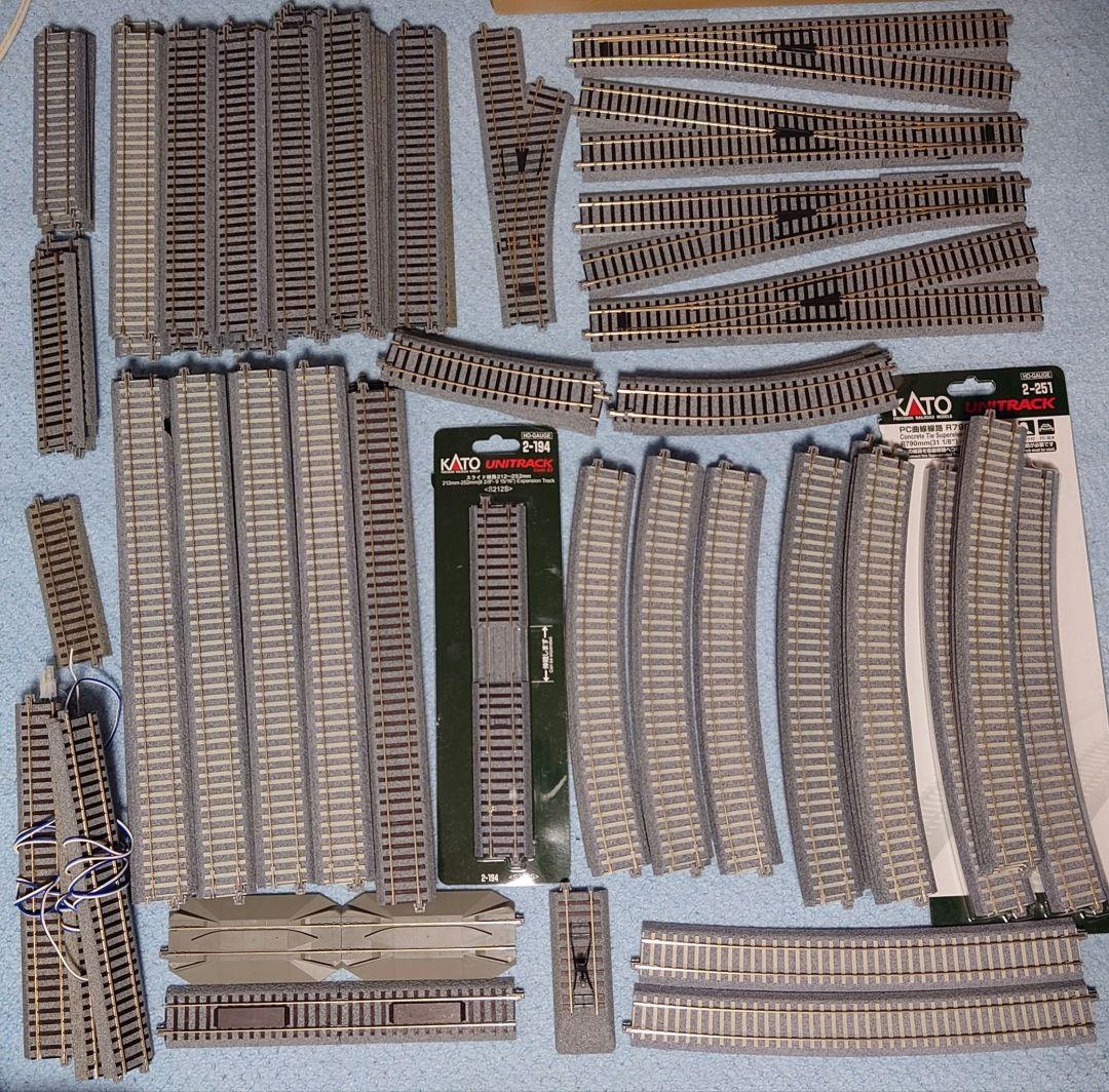 KATO ユニトラック HOゲージ 16番 レール 97本