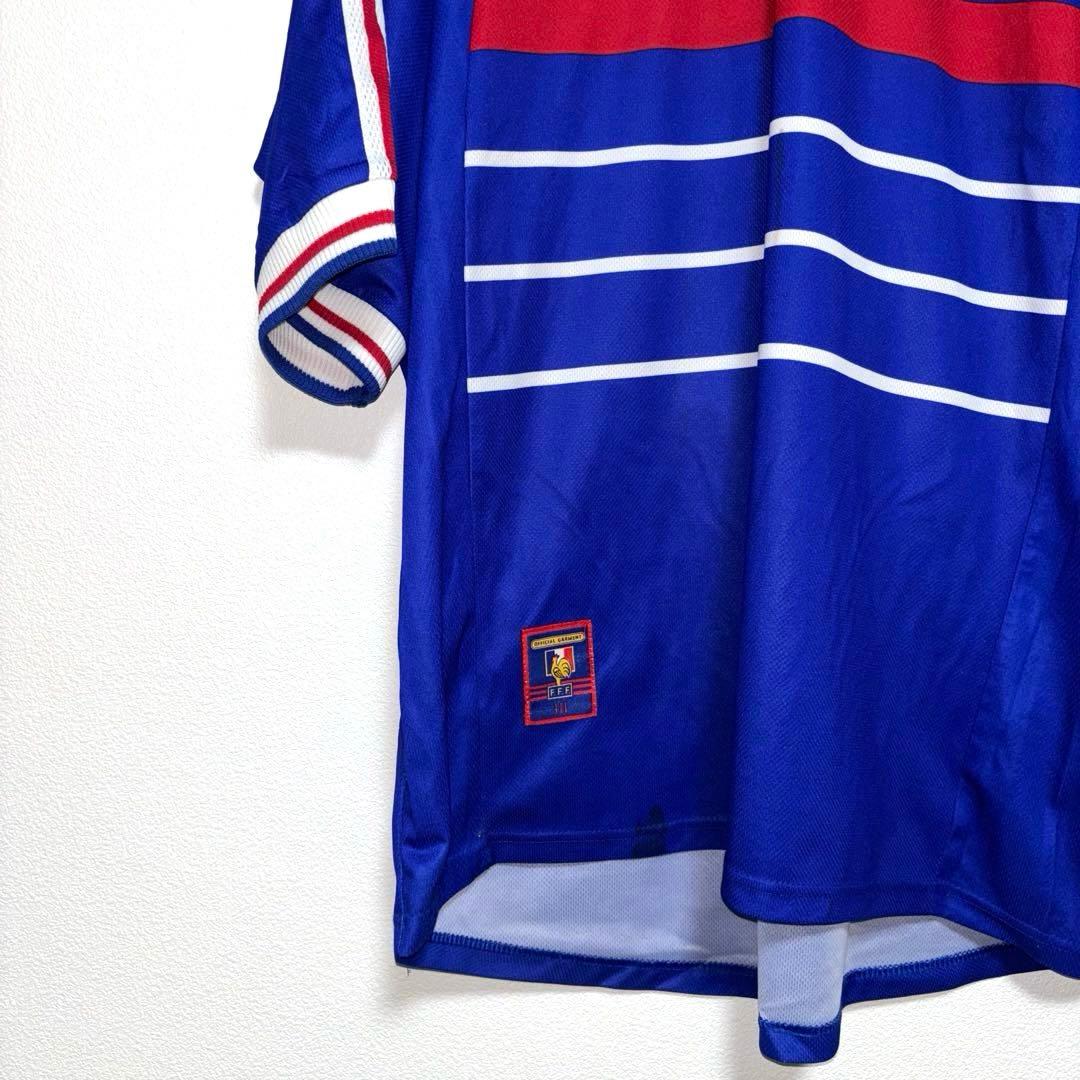【希少】98年 UK製 adidas フランス ジダン ユニフォーム XL