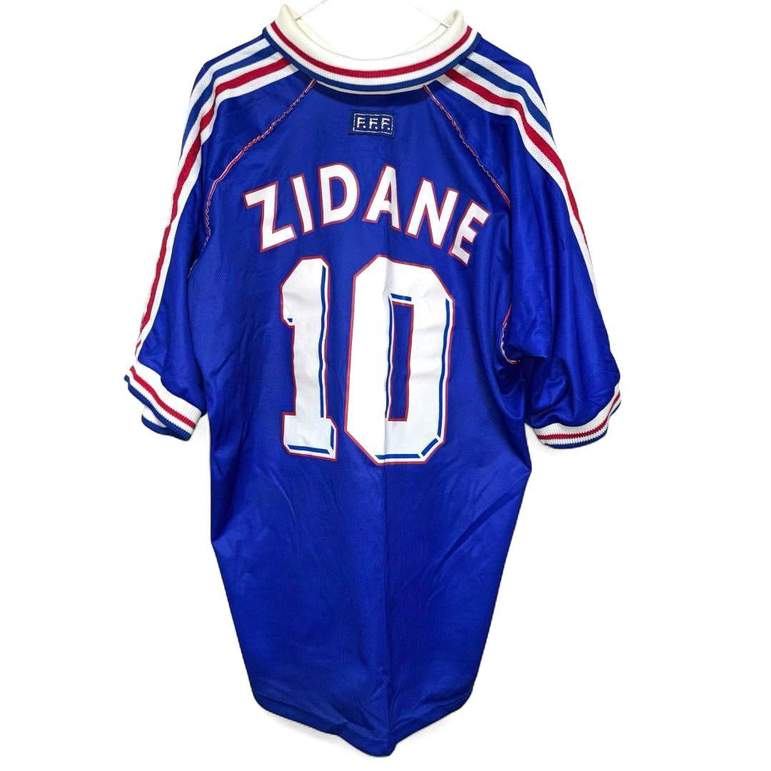 【希少】98年 UK製 adidas フランス ジダン ユニフォーム XL