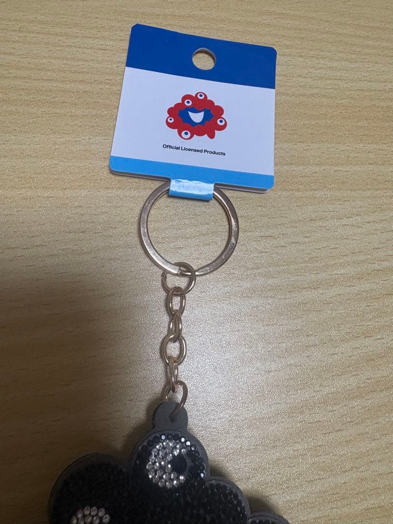 大阪万博　黒ミャクミャク　ラインストーン　マスコットキーホルダー関西万博ブラック