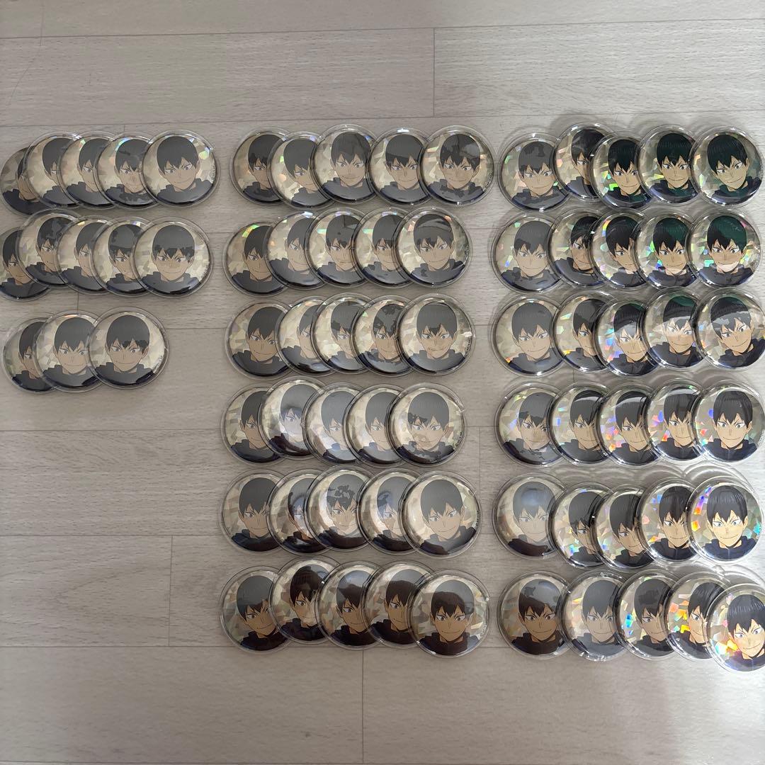 影山飛雄 OFD 缶バッジ ホログラム