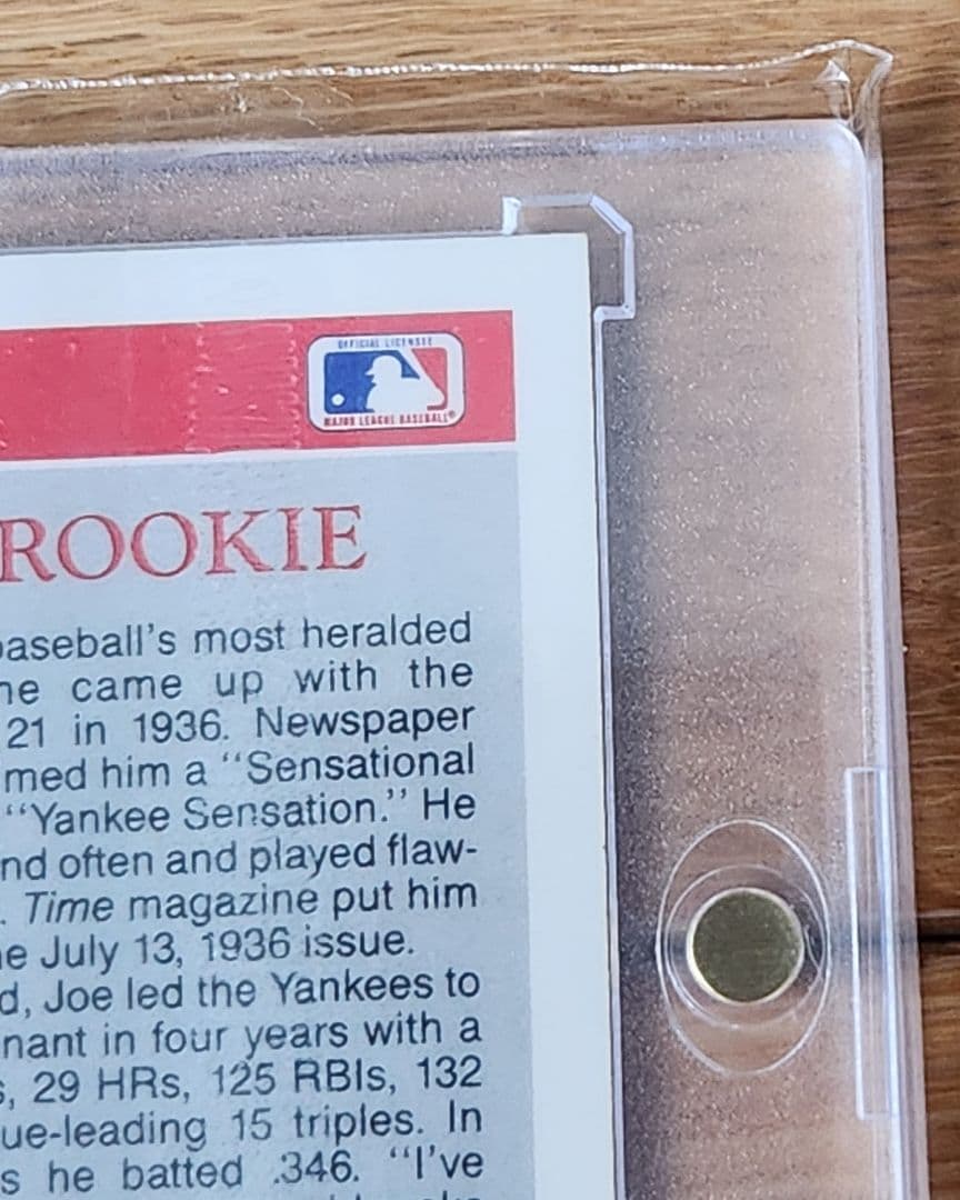 スポーツ選手 1992 SCORE JOE DIMAGGIO THE ROOKIE