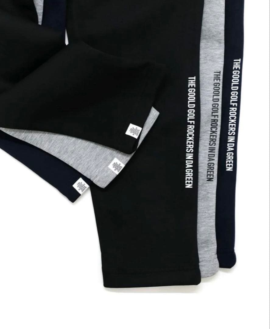 ゴールドゴルフロッカーズ ブラック フード付きジャケットとパンツセット