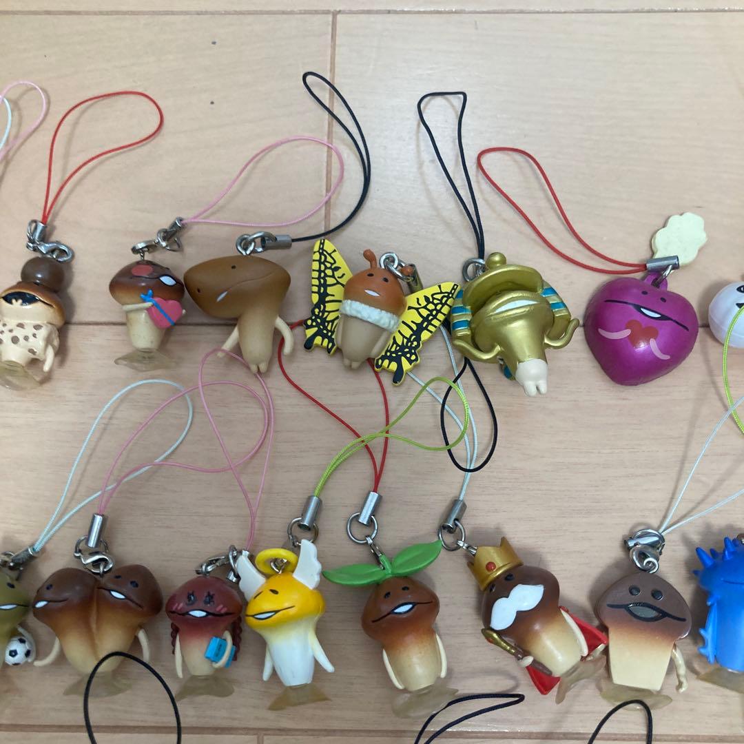 なめこ栽培キット　ストラップ フィギュア