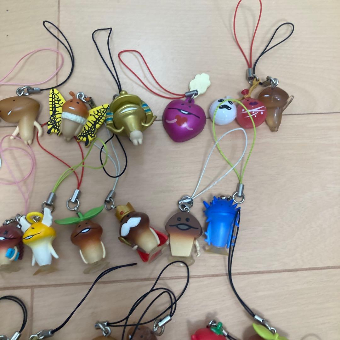 なめこ栽培キット　ストラップ フィギュア