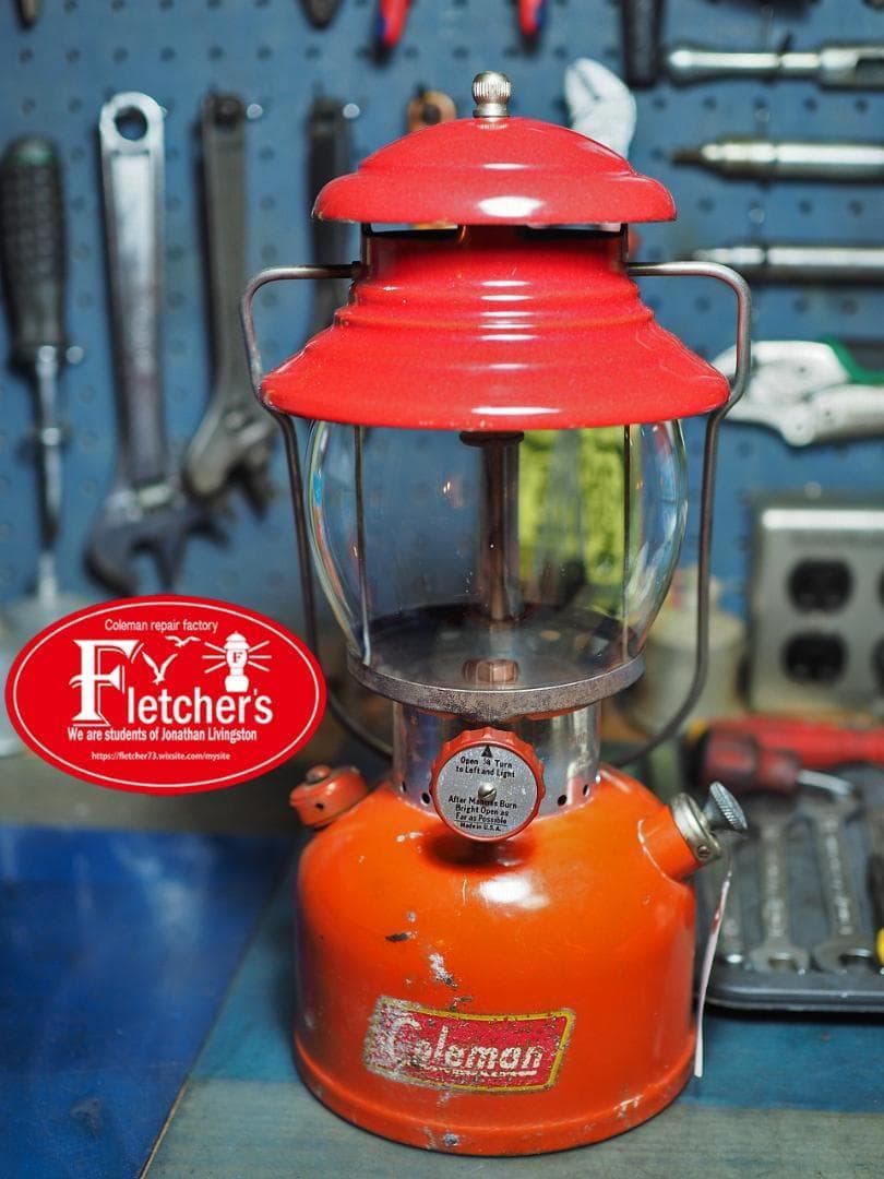 1954年11月 コールマン 200A ランタン（イエローボーダー）t87