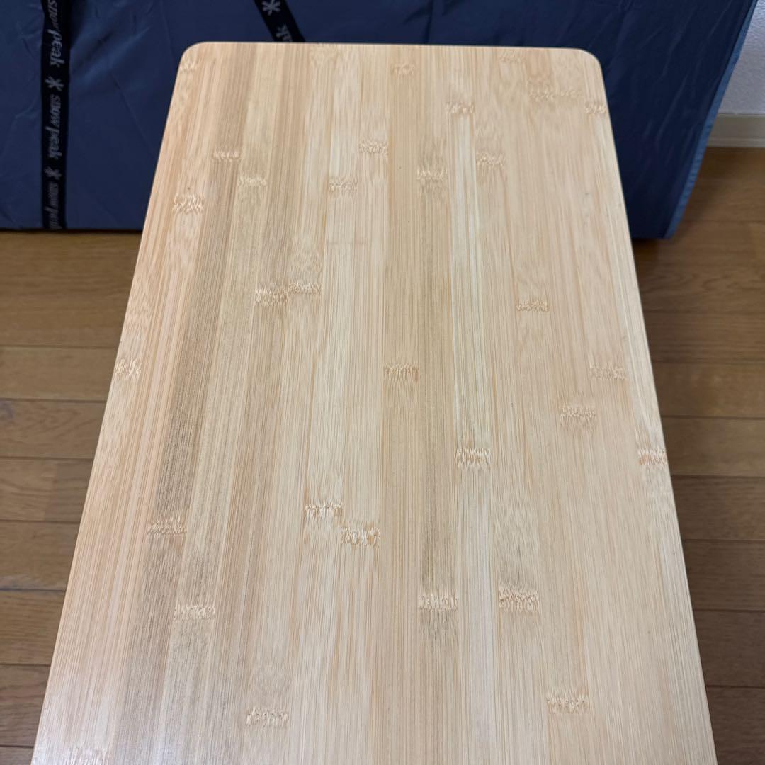 スノーピーク☆ワンアクションテーブルロング竹☆フォールディングシェルフロング竹